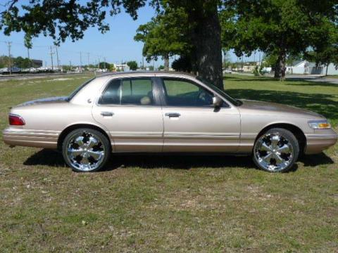 Harvest Gold Metallic Mercury Grand Marquis LS.  Click to enlarge.