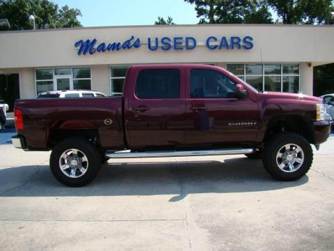 Sport Red Metallic Chevrolet Silverado 1500 LTZ Crew Cab 4x4.  Click to enlarge.