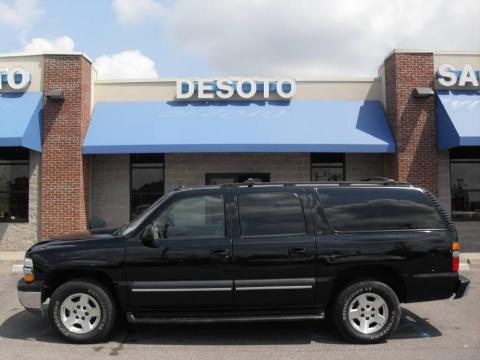 Black Chevrolet Suburban 1500 LT.  Click to enlarge.