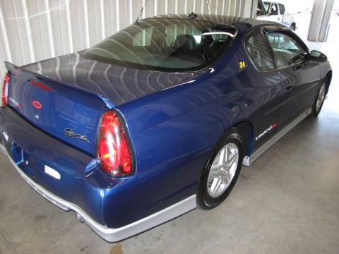 Superior Blue Metallic 2003 Chevrolet Monte Carlo SS Jeff Gordon Signature 