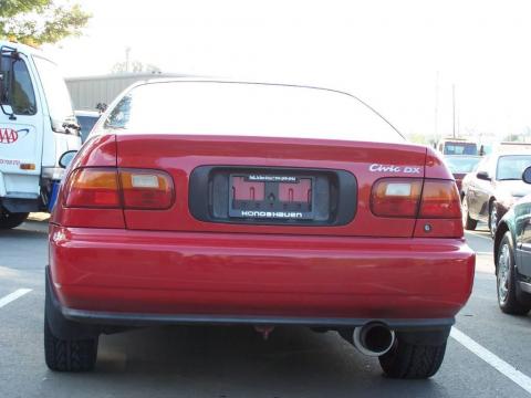 Milano Red Honda Civic DX Coupe.  Click to enlarge.