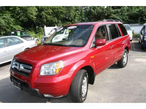 Redrock Pearl Honda Pilot EX-L 4WD.  Click to enlarge.