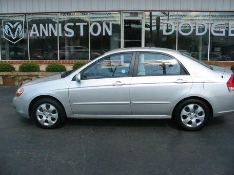 Silver Kia Spectra EX Sedan.  Click to enlarge.