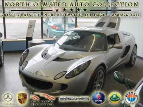 Arctic Silver Metallic Lotus Elise SC Supercharged.  Click to enlarge.