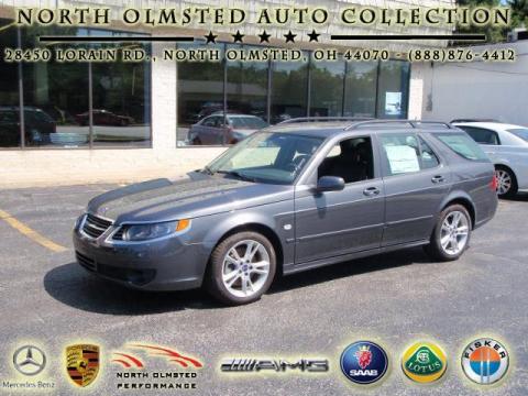 Carbon Gray Metallic Saab 9-5 2.3T SportCombi.  Click to enlarge.