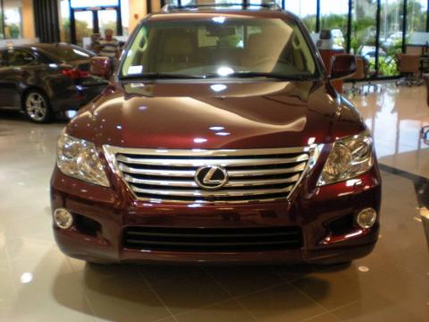 Noble Spinel Red Mica Lexus LX 570.  Click to enlarge.