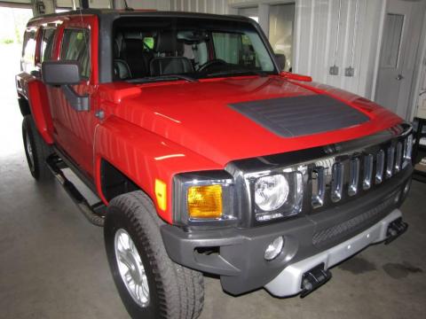 Victory Red Hummer H3 .  Click to enlarge.