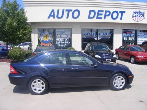 Capri Blue Metallic Mercedes-Benz C 280 4Matic Luxury.  Click to enlarge.