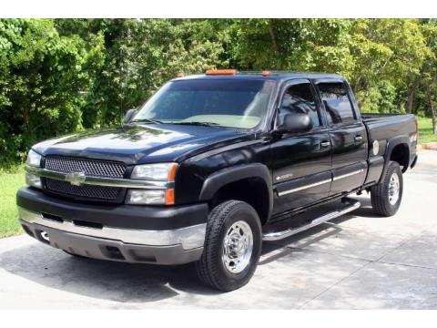 Black Chevrolet Silverado 2500HD LS Crew Cab 4x4. Click to enlarge. Black Chevrolet Silverado 2500HD LS Crew Cab 4x4. Click to enlarge.