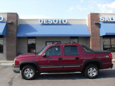 Sport Red Metallic Chevrolet Avalanche 1500 Z71 4x4.  Click to enlarge.