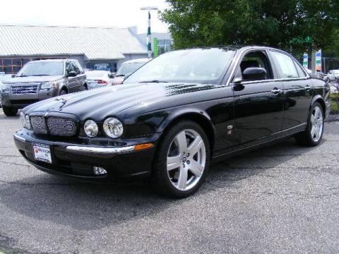 Ebony Black Jaguar XJ XJR.  Click to enlarge.