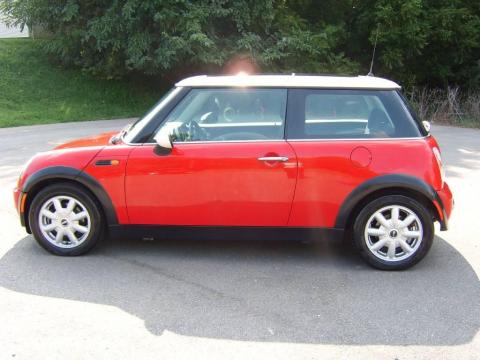 Chili Red Mini Cooper Hardtop.  Click to enlarge.