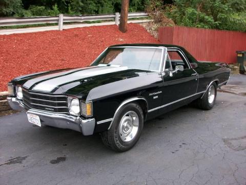 Black Chevrolet El Camino .  Click to enlarge.