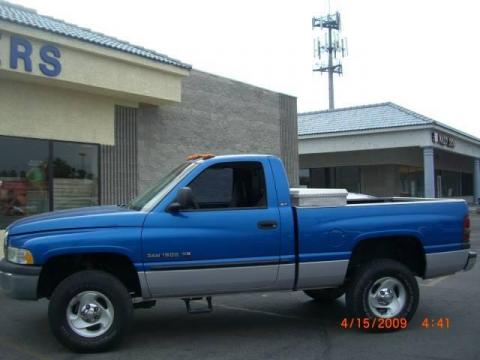 Intense Blue Pearlcoat Dodge Ram 1500 SLT Regular Cab 4x4.  Click to enlarge.