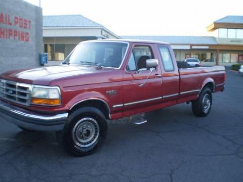 Currant Red Ford F250 XLT Extended Cab.  Click to enlarge.