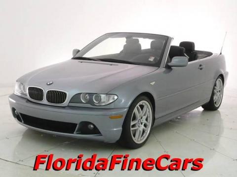 Silver Grey Metallic BMW 3 Series 330i Convertible.  Click to enlarge.