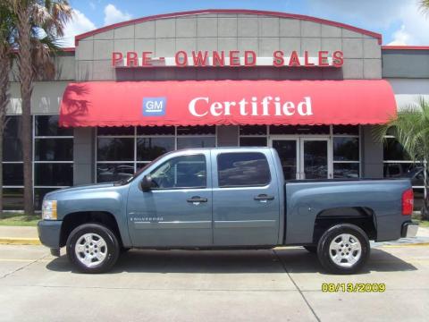 Blue Granite Metallic Chevrolet Silverado 1500 LT Crew Cab.  Click to enlarge.