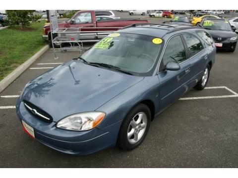 Graphite Blue Metallic Ford Taurus SE Wagon.  Click to enlarge.