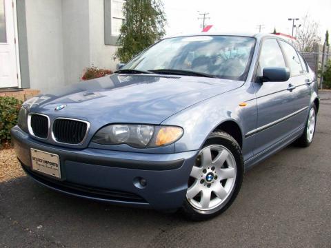 Steel Blue Metallic BMW 3 Series 325i Sedan.  Click to enlarge.