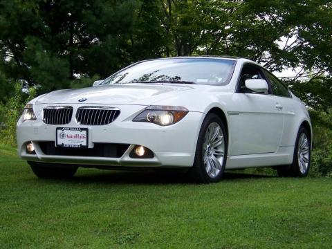 Alpine White BMW 6 Series 650i Coupe.  Click to enlarge.