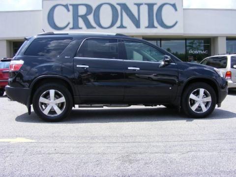 Carbon Black Metallic GMC Acadia SLT.  Click to enlarge.