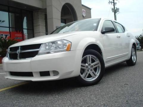 Stone White Dodge Avenger SXT.  Click to enlarge.