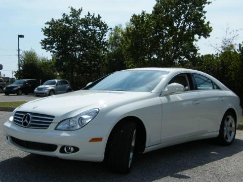 Arctic White Mercedes-Benz CLS 550.  Click to enlarge.