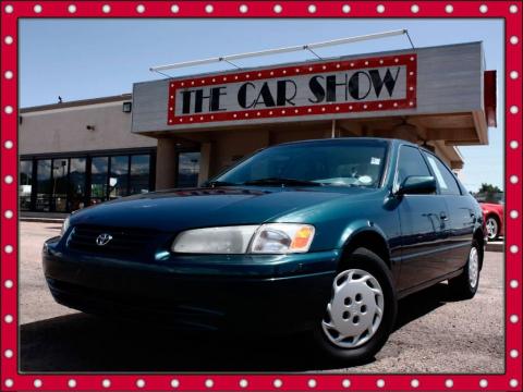 Dark Green Metallic Toyota Camry LE.  Click to enlarge.