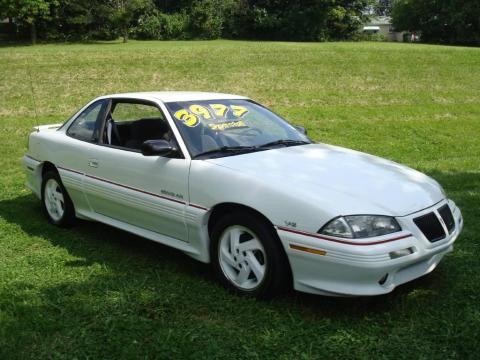 Bright White Pontiac Grand Am GT Coupe.  Click to enlarge.