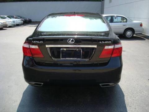 Obsidian Black Lexus LS 460.  Click to enlarge.