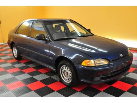 Harvard Blue Pearl Honda Civic DX Sedan.  Click to enlarge.