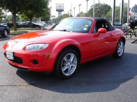 True Red Mazda MX-5 Miata Roadster. Click to enlarge. True Red Mazda MX-5 Miata Roadster. Click to enlarge.