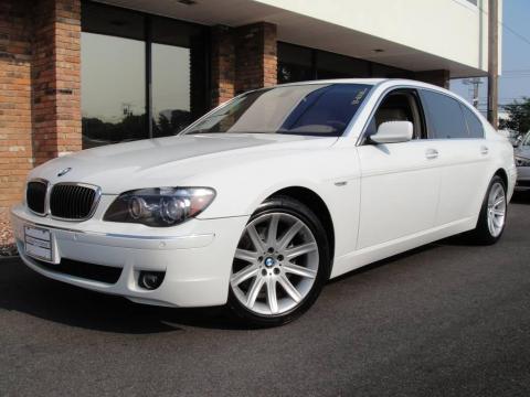 Alpine White BMW 7 Series 750Li Sedan.  Click to enlarge.