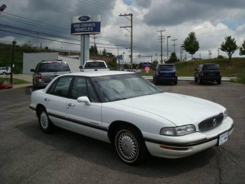 Bright White Diamond Buick LeSabre Custom Sedan.  Click to enlarge.