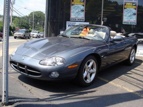 Anthracite Metallic Jaguar XK XK8 Convertible.  Click to enlarge.