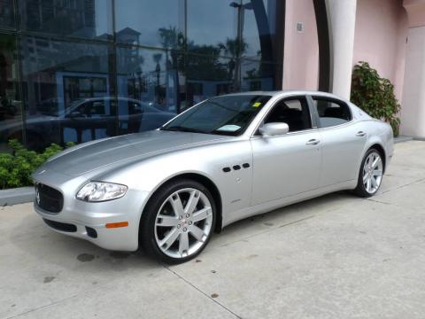 Grigio Touring Metallic (Silver) Maserati Quattroporte Sport GT DuoSelect.  Click to enlarge.