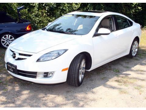 Performance White Mazda MAZDA6 s Grand Touring.  Click to enlarge.