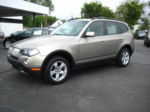 Platinum Bronze Metallic BMW X3 3.0si.  Click to enlarge.