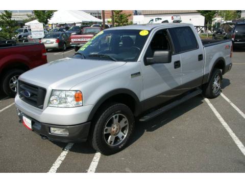 Silver Metallic Ford F150 FX4 SuperCrew 4x4.  Click to enlarge.