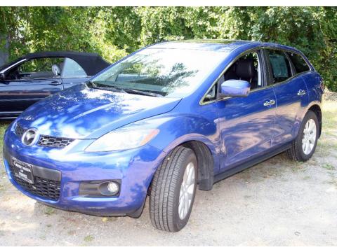 Electric Blue Mica Mazda CX-7 Grand Touring AWD.  Click to enlarge.