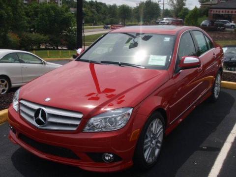 Mars Red Mercedes-Benz C 300 Sport.  Click to enlarge.