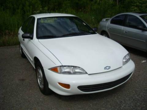 Bright White Chevrolet Cavalier LS Sedan.  Click to enlarge.