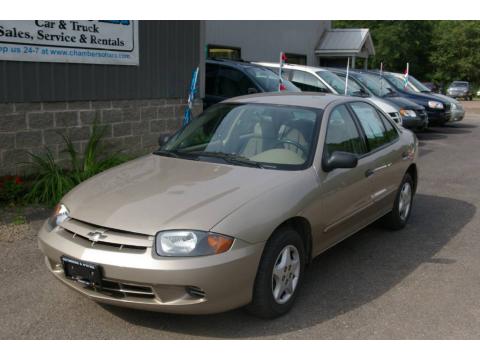 Sandrift Metallic Chevrolet Cavalier Sedan.  Click to enlarge.