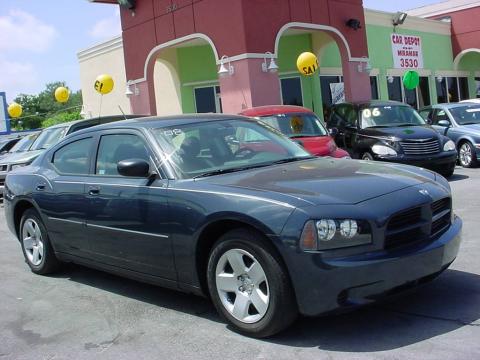 Steel Blue Metallic Dodge Charger Police Package.  Click to enlarge.