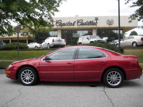 Inferno Red Tinted Pearl Chrysler 300 M Sedan.  Click to enlarge.