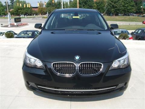 Black Sapphire Metallic BMW 5 Series 535xi Sedan.  Click to enlarge.