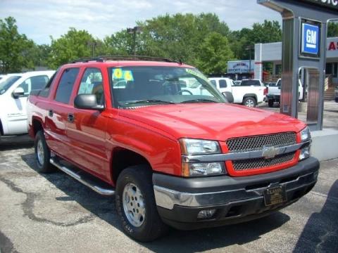 Victory Red Chevrolet Avalanche LS 4x4.  Click to enlarge.