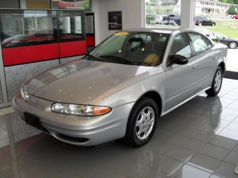 Silvermist Oldsmobile Alero GX Sedan.  Click to enlarge.