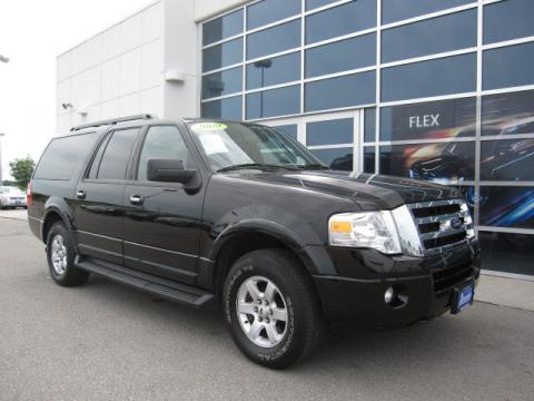 Black Ford Expedition EL XLT 4x4.  Click to enlarge.