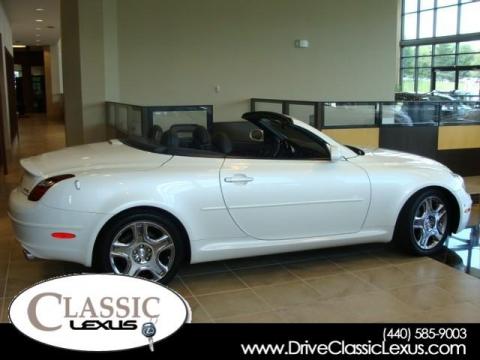 Starfire White Pearl Lexus SC 430 Convertible.  Click to enlarge.